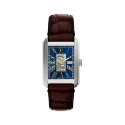 Montre FOSSIL automatic homme automatique, bracelet cuir marron
