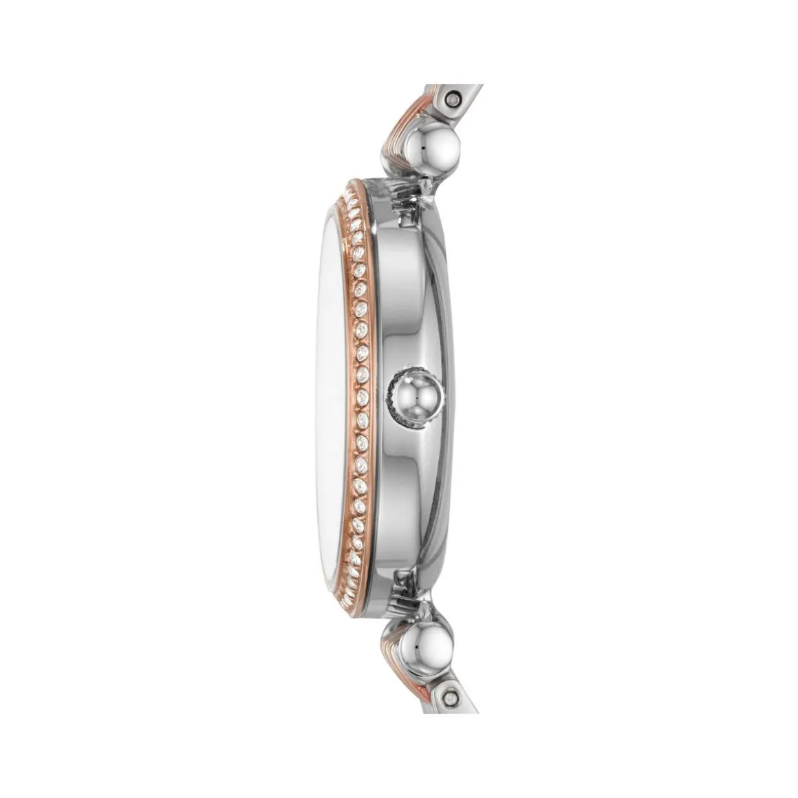 Montre FOSSIL carlie mini femme bracelet acier inoxydable bicolore