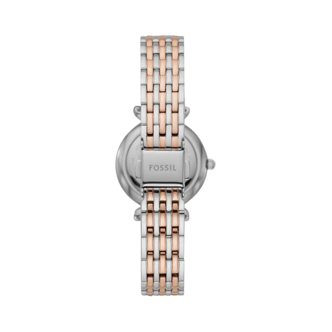 Montre FOSSIL carlie mini femme bracelet acier inoxydable bicolore