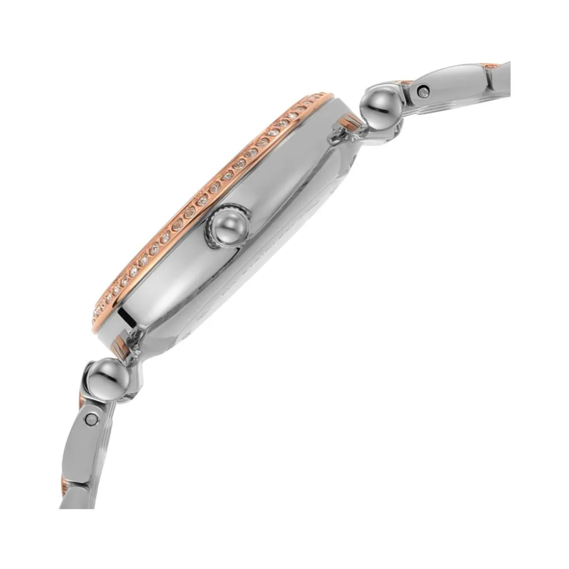 Montre FOSSIL carlie mini femme bracelet acier inoxydable bicolore