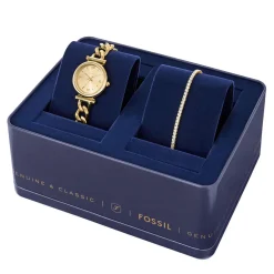 Montre FOSSIL carlie mini femme bracelet acier inoxydable doré