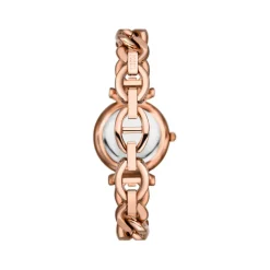 Montre FOSSIL carlie mini femme bracelet acier inoxydable doré rose
