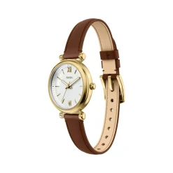 Montre FOSSIL carlie mini femme bracelet cuir marron