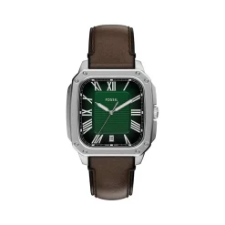 Montre FOSSIL crosby homme bracelet cuir marron