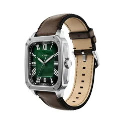 Montre FOSSIL crosby homme bracelet cuir marron