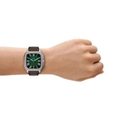 Montre FOSSIL crosby homme bracelet cuir marron