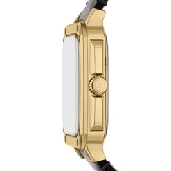 Montre FOSSIL crosby homme bracelet cuir noir