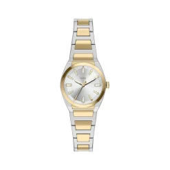 Montre FOSSIL everett femme bracelet acier inoxydable bicolore jaune