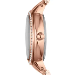 Montre Fossil femme acier doré rose