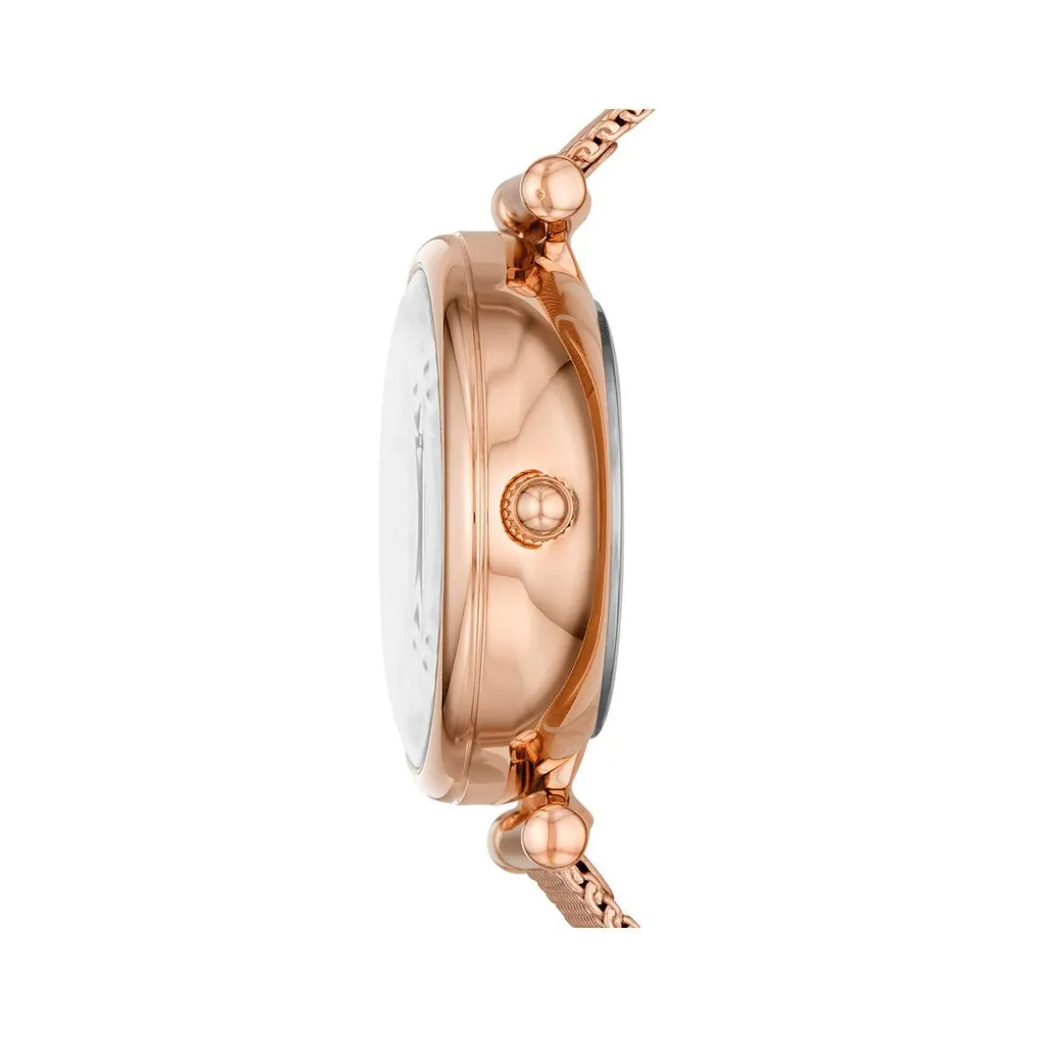 Montre FOSSIL femme automatique bracelet acier doré rose
