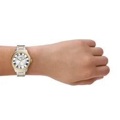 Montre FOSSIL gilmore femme bracelet acier inoxydable bicolore