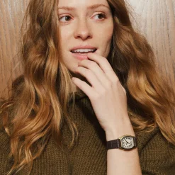 Montre FOSSIL harlow femme bracelet cuir marron