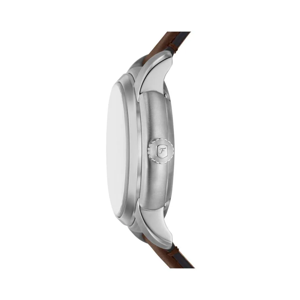 Montre FOSSIL heritage homme automatique, bracelet cuir marron
