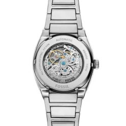 Montre FOSSIL homme automatique bracelet acier gris