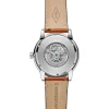 Montre Fossil homme automatique acier cuir marron