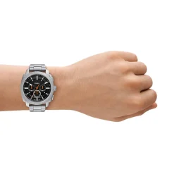 Montre FOSSIL machine homme bracelet acier inoxydable argent