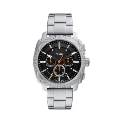 Montre FOSSIL machine homme bracelet acier inoxydable argent