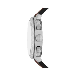 Montre FOSSIL machine homme bracelet cuir marron