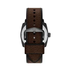 Montre FOSSIL machine homme bracelet cuir marron