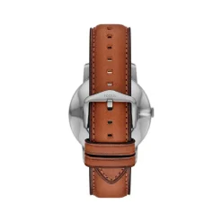 Montre FOSSIL minimalist homme bracelet cuir marron