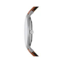 Montre FOSSIL minimalist homme bracelet cuir marron