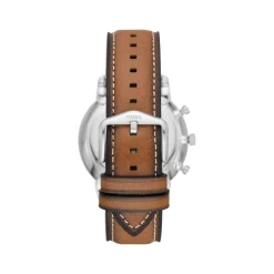 Montre FOSSIL Neutra homme chronographe, bracelet cuir marron