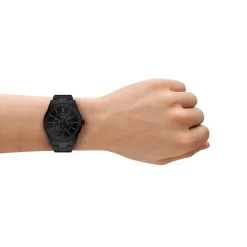 Montre FOSSIL pearson homme bracelet acier inoxydable noir