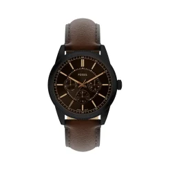 Montre FOSSIL pearson homme bracelet cuir marron