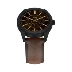 Montre FOSSIL pearson homme bracelet cuir marron