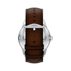 Montre FOSSIL pearson homme bracelet cuir marron