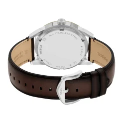 Montre FOSSIL pearson homme bracelet cuir marron