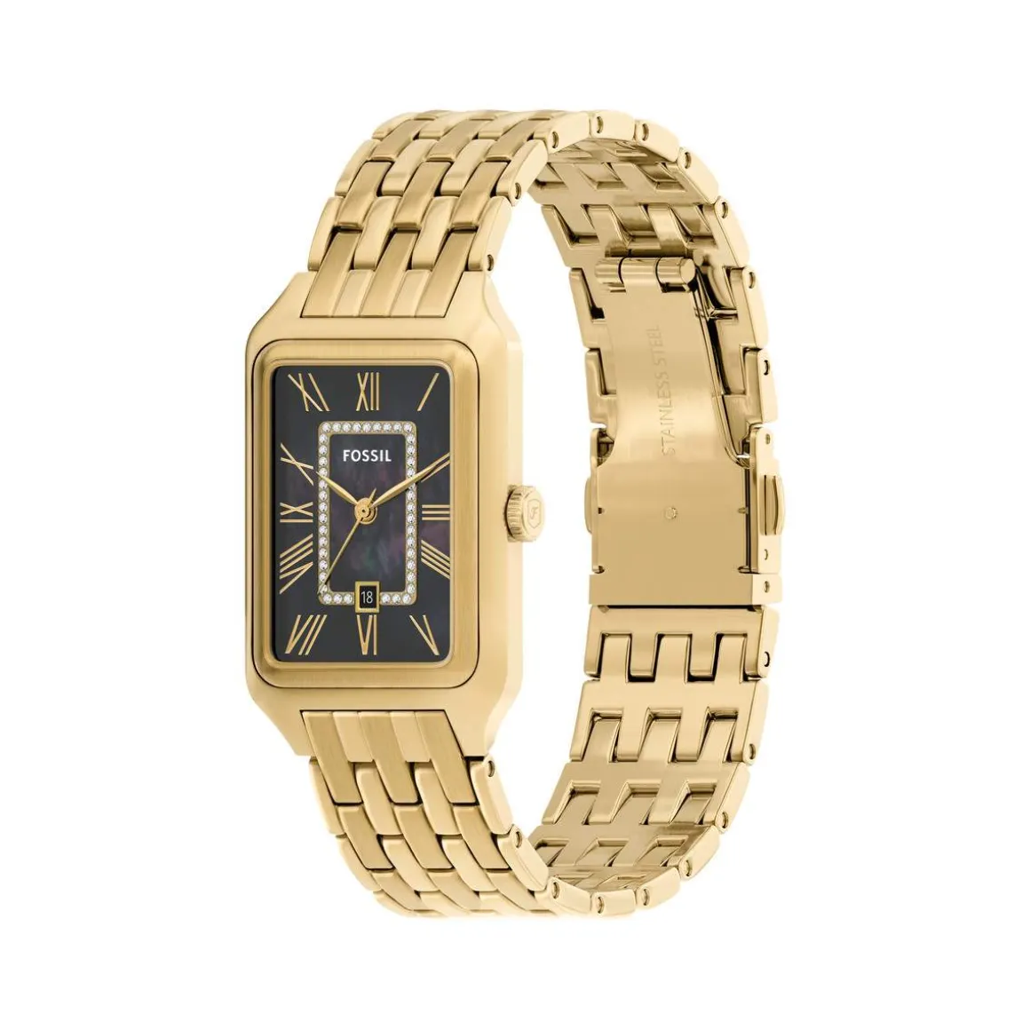 Montre FOSSIL raquel femme bracelet acier inoxydable doré