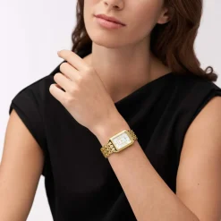 Montre FOSSIL raquel femme bracelet acier inoxydable doré cadran 26 mm