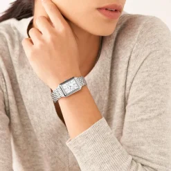 Montre FOSSIL raquel femme bracelet acier inoxydable argenté cadran 23 mm