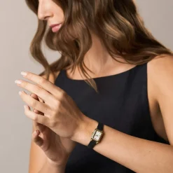 Montre FOSSIL raquel femme bracelet cuir noir