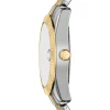 Montre FOSSIL scarlette femme bracelet acier inoxydable bicolore jaune