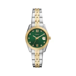 Montre FOSSIL scarlette femme bracelet acier inoxydable bicolore