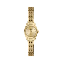 Montre FOSSIL scarlette femme bracelet acier inoxydable doré