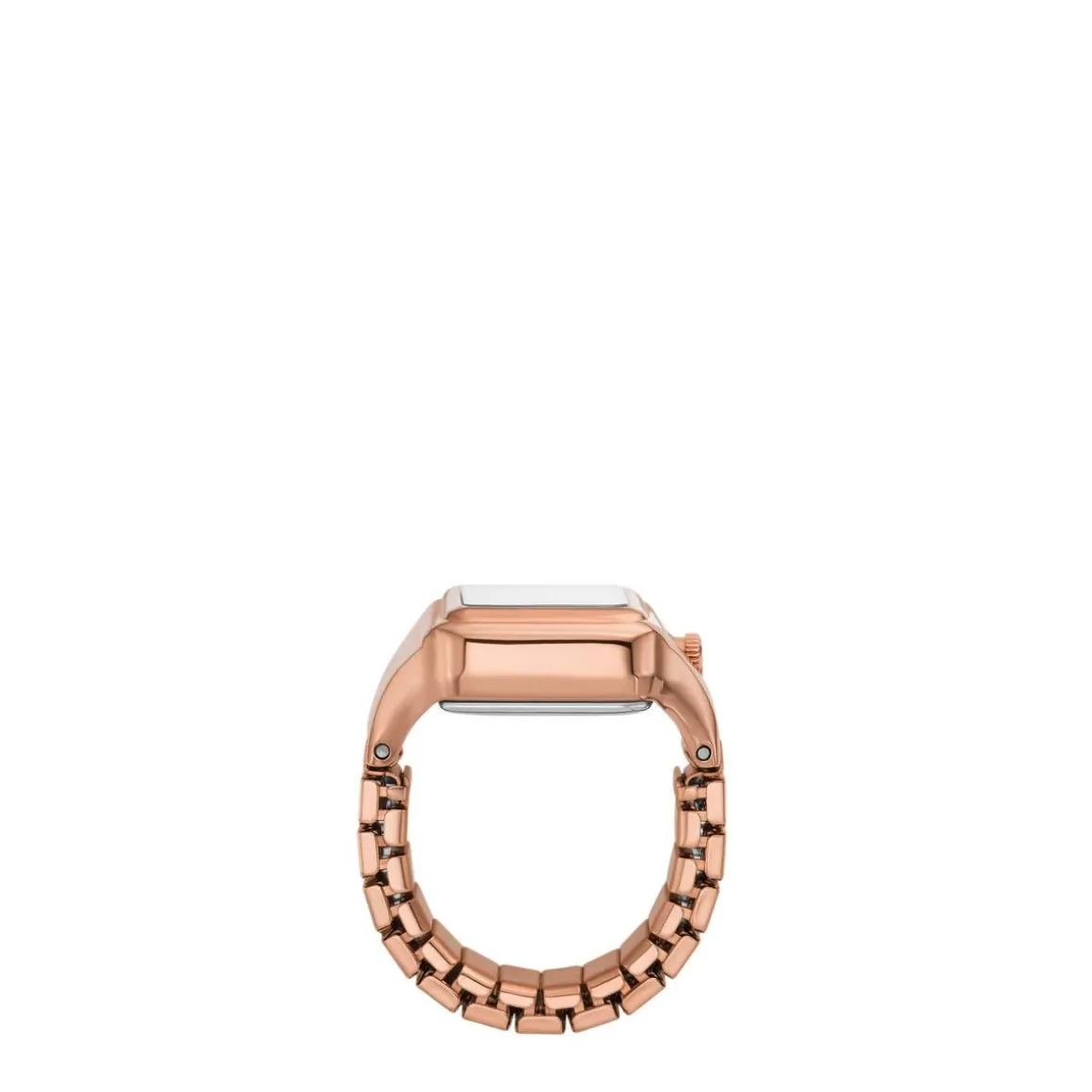 Montre FOSSIL watch ring femme bracelet acier inoxydable doré rose