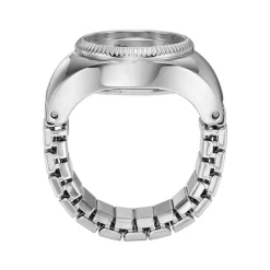 Montre FOSSIL watch ring femme bracelet acier inoxydable argent