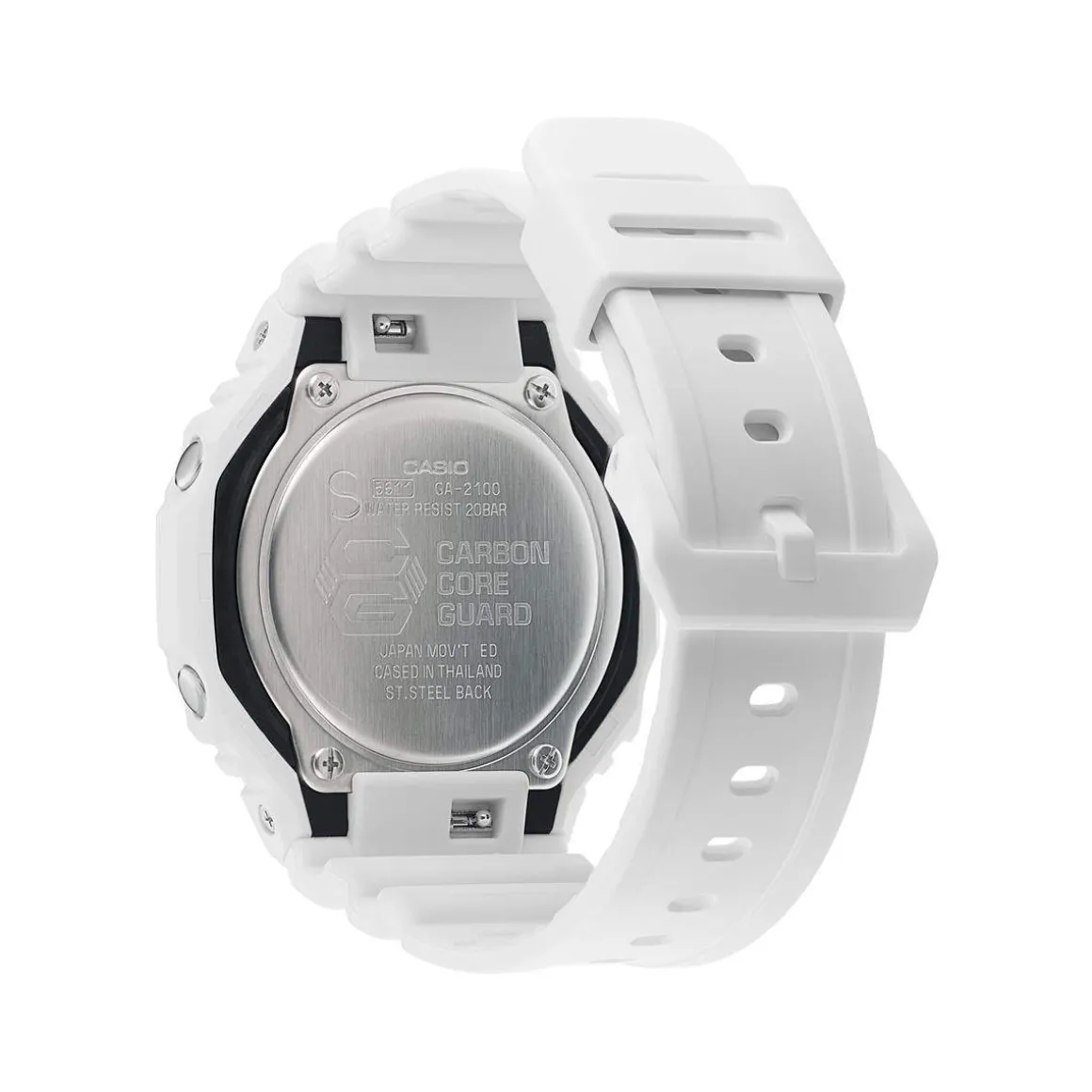Montre G-SHOCK classic homme bracelet resine blanche