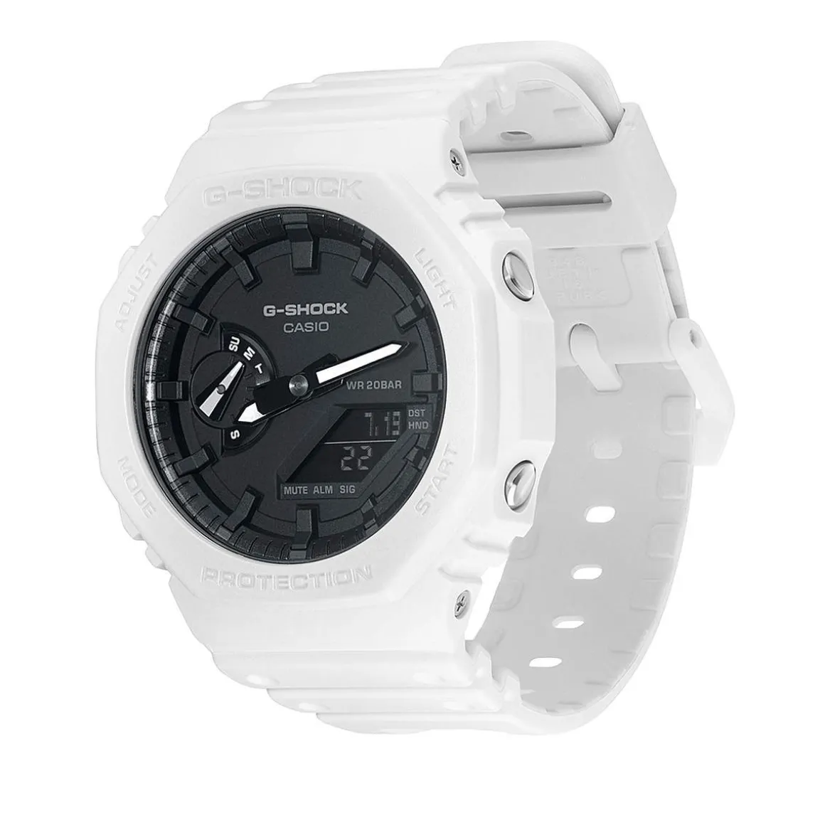 Montre G-SHOCK classic homme bracelet resine blanche