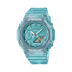 Montre G-SHOCK femme cadran bleu bracelet resine bleu