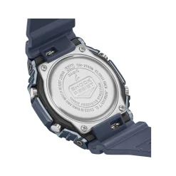 Montre G-SHOCK homme acier bracelet résine bleue