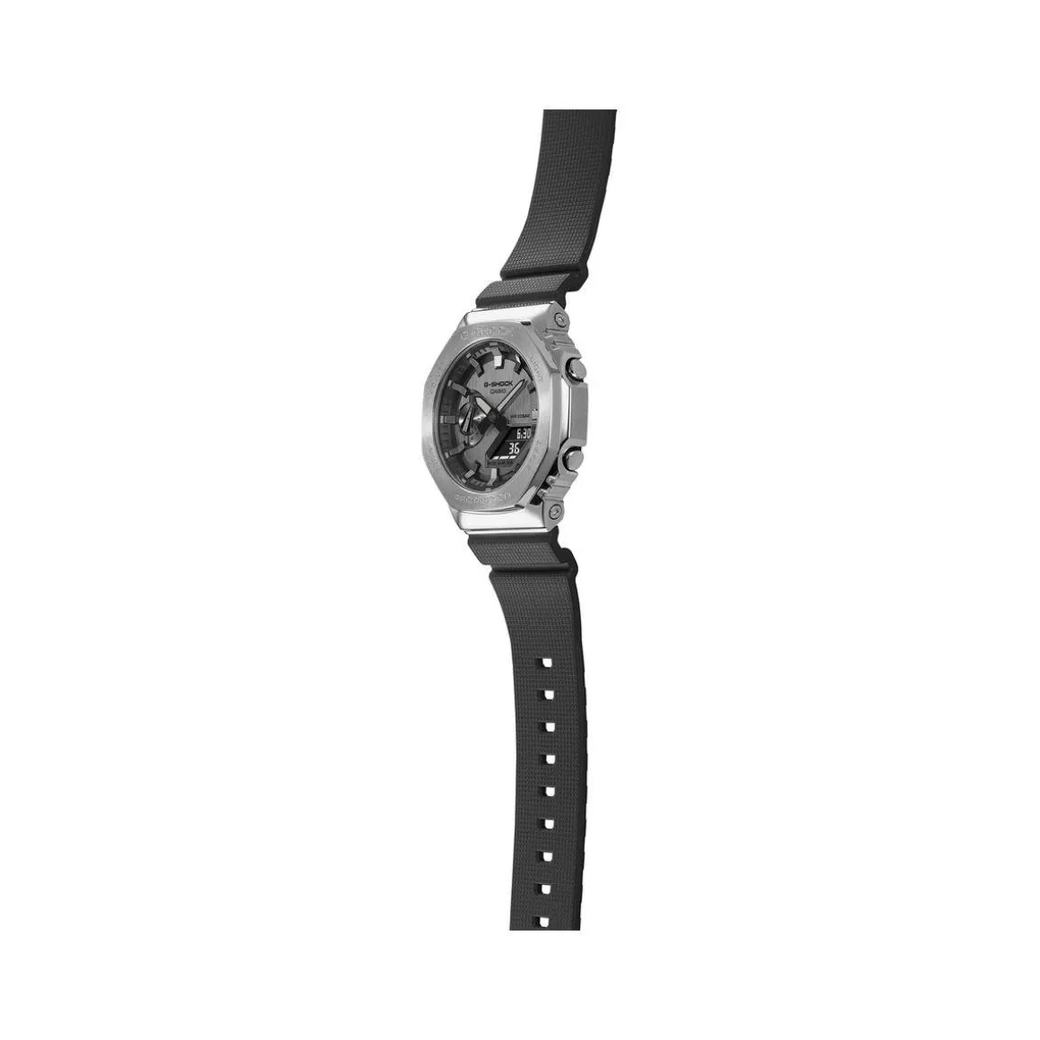 Montre G-SHOCK homme acier bracelet résine noire
