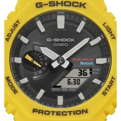 Montre G-SHOCK homme bracelet résine jaune