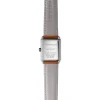 Montre HERBELIN Art Deco femme analogique acier bracelet cuir marron