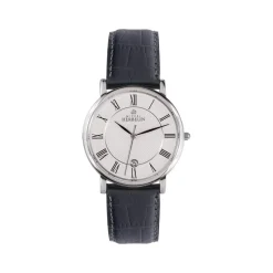Montre Herbelin Classique homme acier bracelet cuir noir