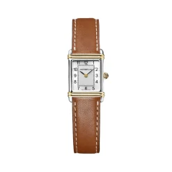 Montre Herbelin femme acier cuir marron