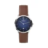 Montre Herbelin homme acier bracelet cuir marron